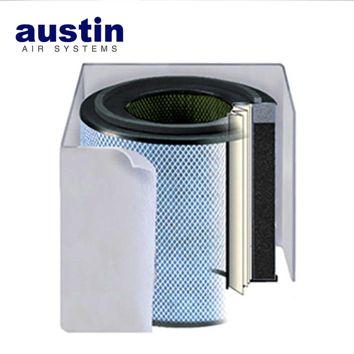 Austin Air Healthmate FR402B Replacement Air Purifier Filter (White) - Image 2
