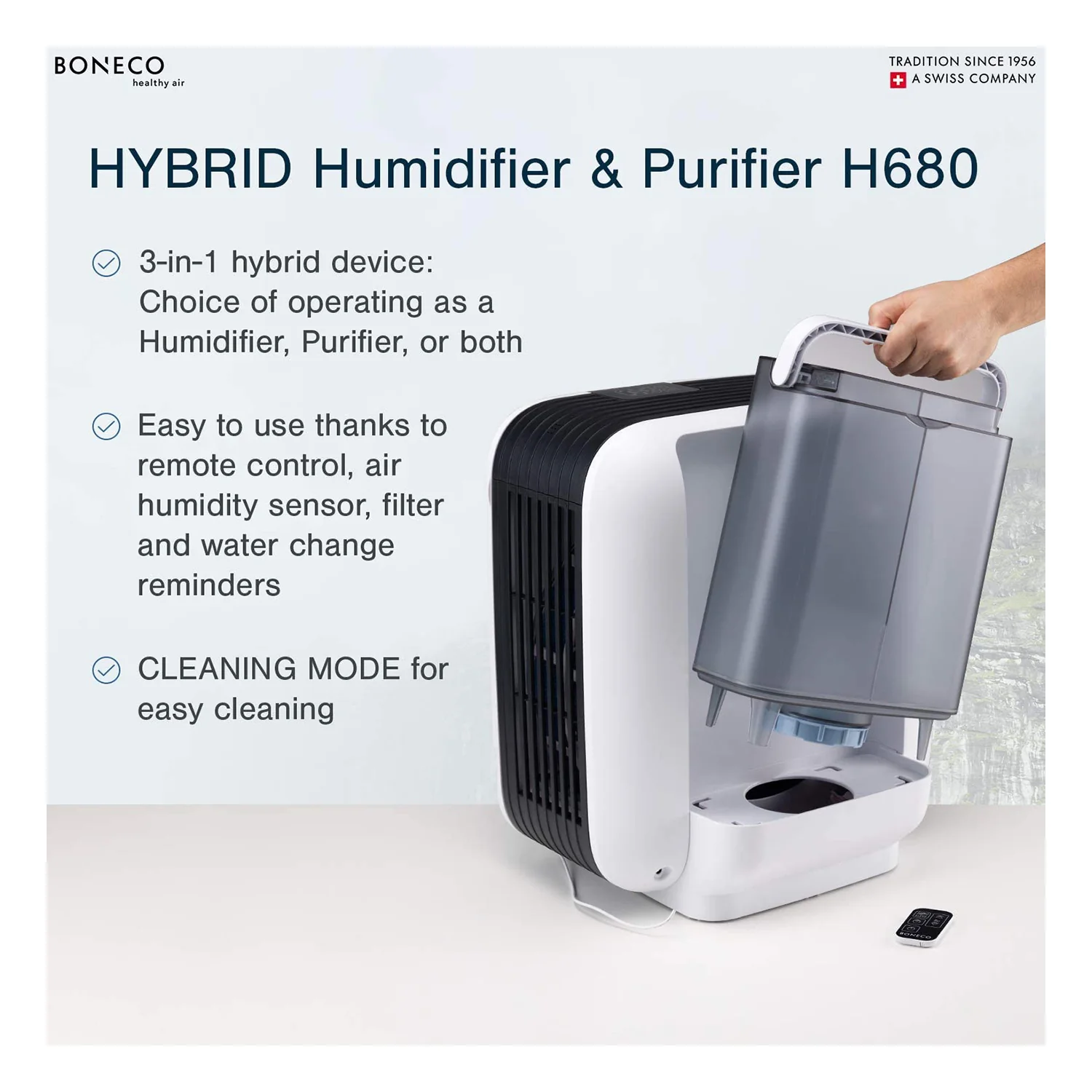 Boneco Hybrid Humidifier & HEPA Air Purifier H680 - Image 3