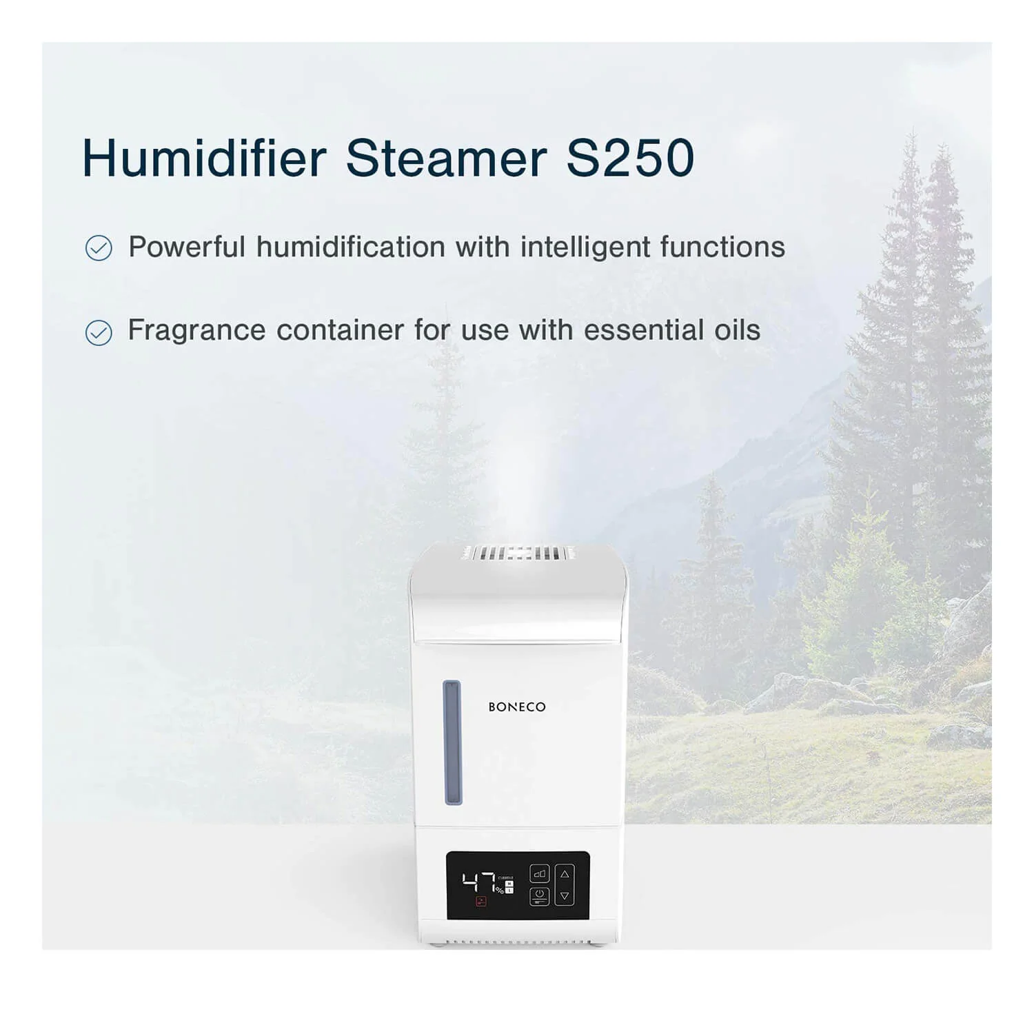BONECO - P50 Personal 2-in-1 Aroma Diffuser and Ionizer (White) - Image 7