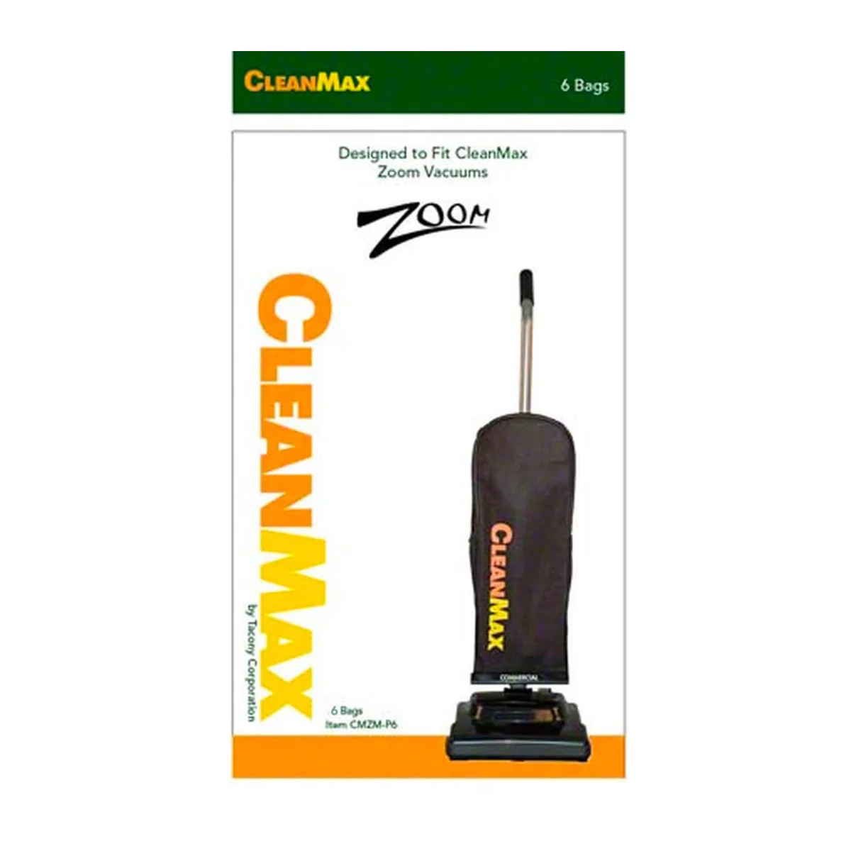 CleanMax Paper Zoom Series Bags (CMZM-P6) 6 - Pack