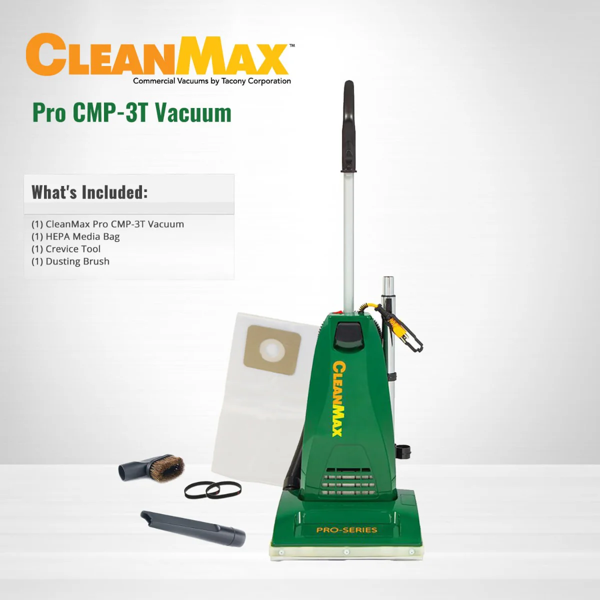CleanMax Pro Series Upright Vacuum With Tools (CMP 3T) - Image 2