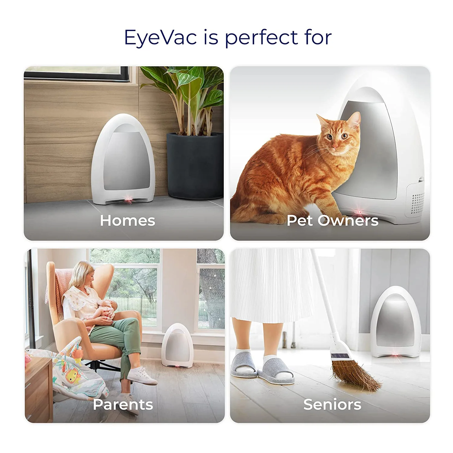 EyeVac Air in White w/silver - Image 7