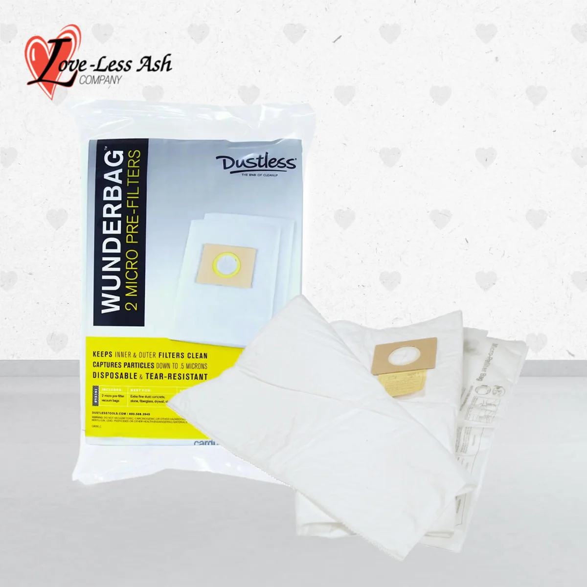 Dustless 12-18 Gal Wunderbag Micro Pre-Filter - 2 Pack - Image 3