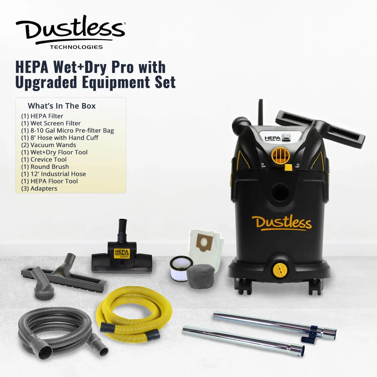 Dustless HEPA Wet+Dry Pro with Upgraded Equipment Set - Image 3