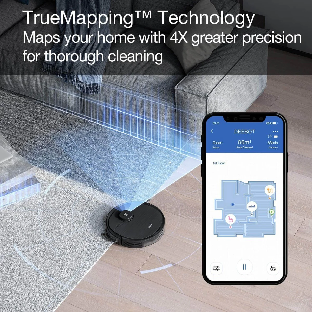 EcoVacs Deebot Ozmo T8 Aivi - Image 6