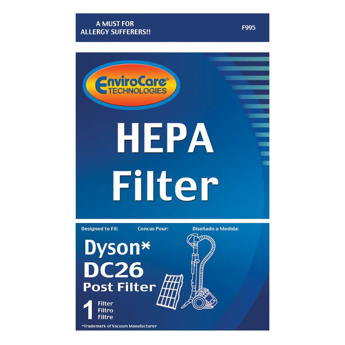 EnviroCare Dyson Replacement Post Motor Vacuum Filter for DC26 (F995) - Image 5