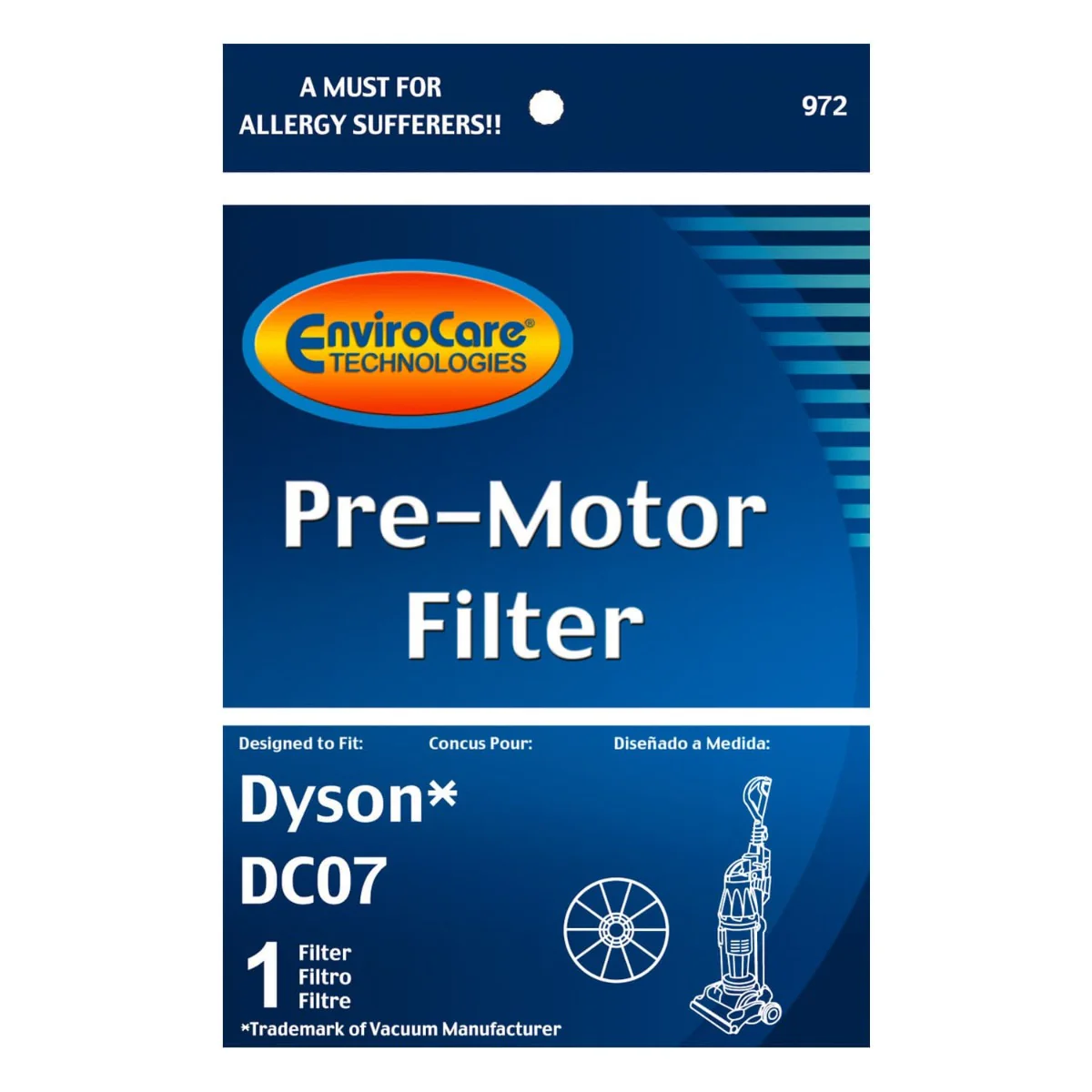 EnviroCare Dyson Replacement Pre-Motor Filter for Dyson DC07 - Image 6