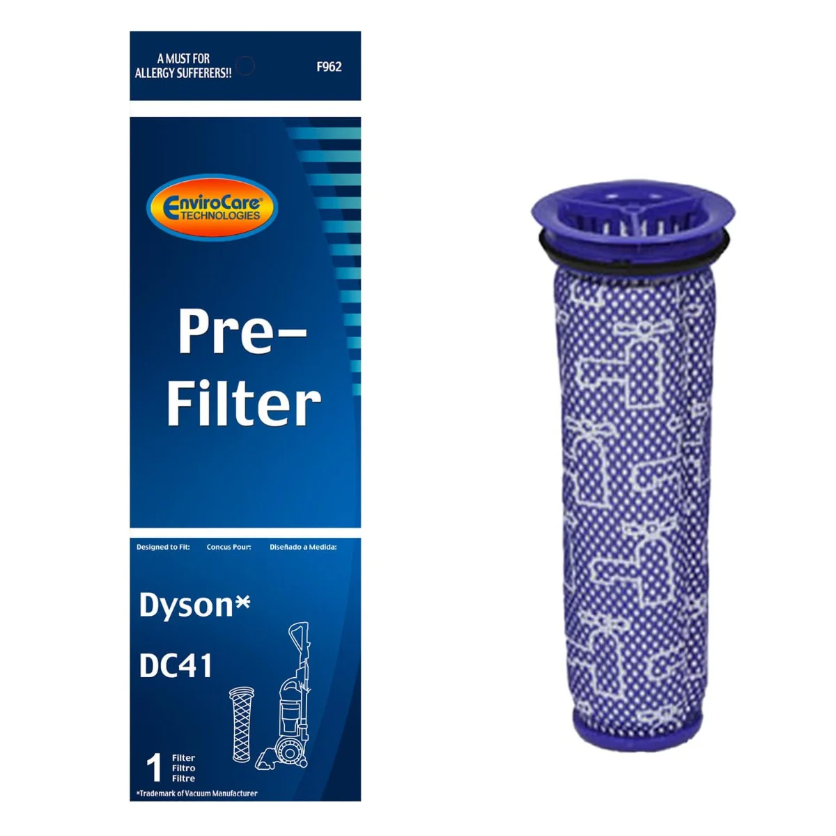 EnviroCare Dyson Replacement Pre Motor Vacuum Filter for DC41, 46, 65, 66, UP13, UP 20 - Image 5
