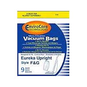 Eureka F&G Vacuum Bags - 9pk - by EnviroCare
