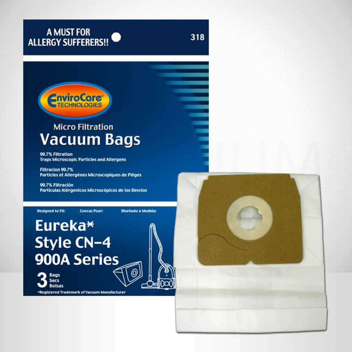 EnviroCare Eureka Series 900A CN-4 Vacuum Bags – 3 Pack - Image 3
