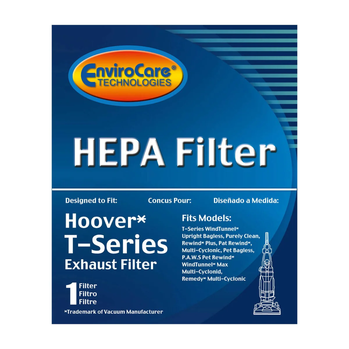 EnviroCare Hoover HEPA Exhaust Filter F290