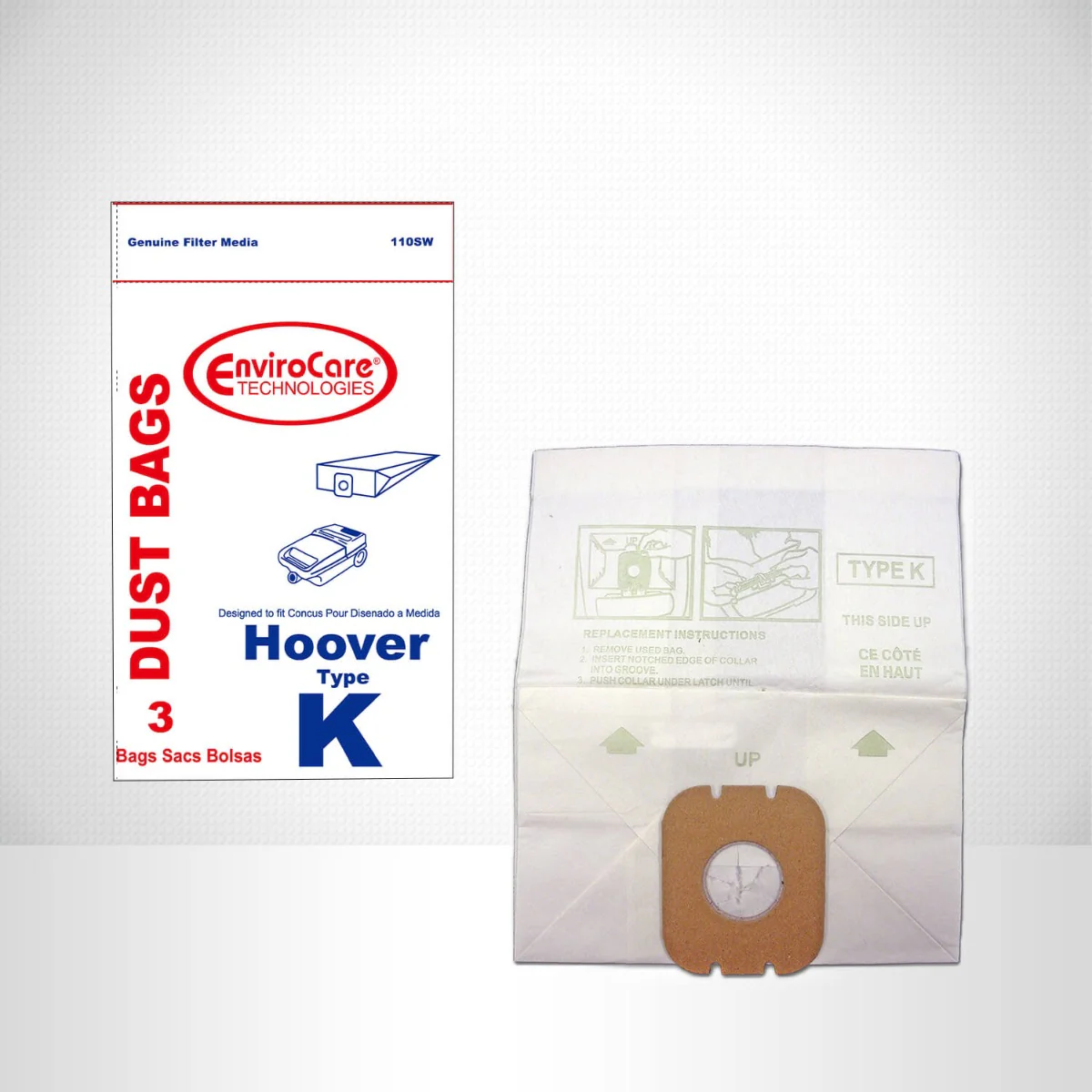 EnviroCare Hoover K Bags (3pk) - Image 3