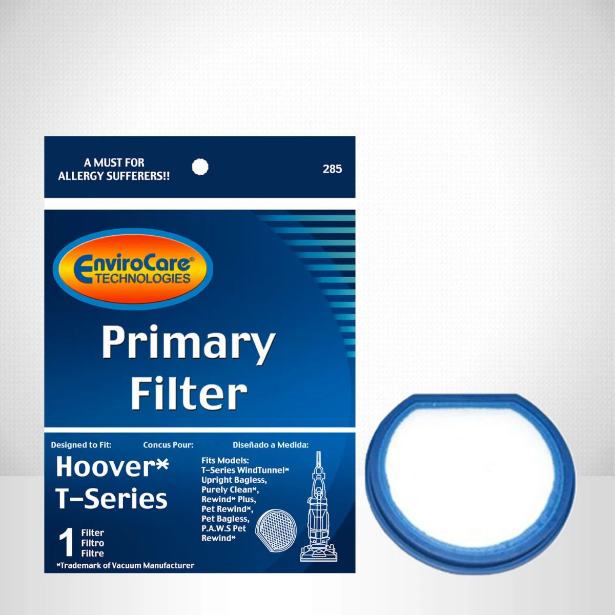EnviroCare Hoover T Series Primary Vacuum Filter F285 - Image 3