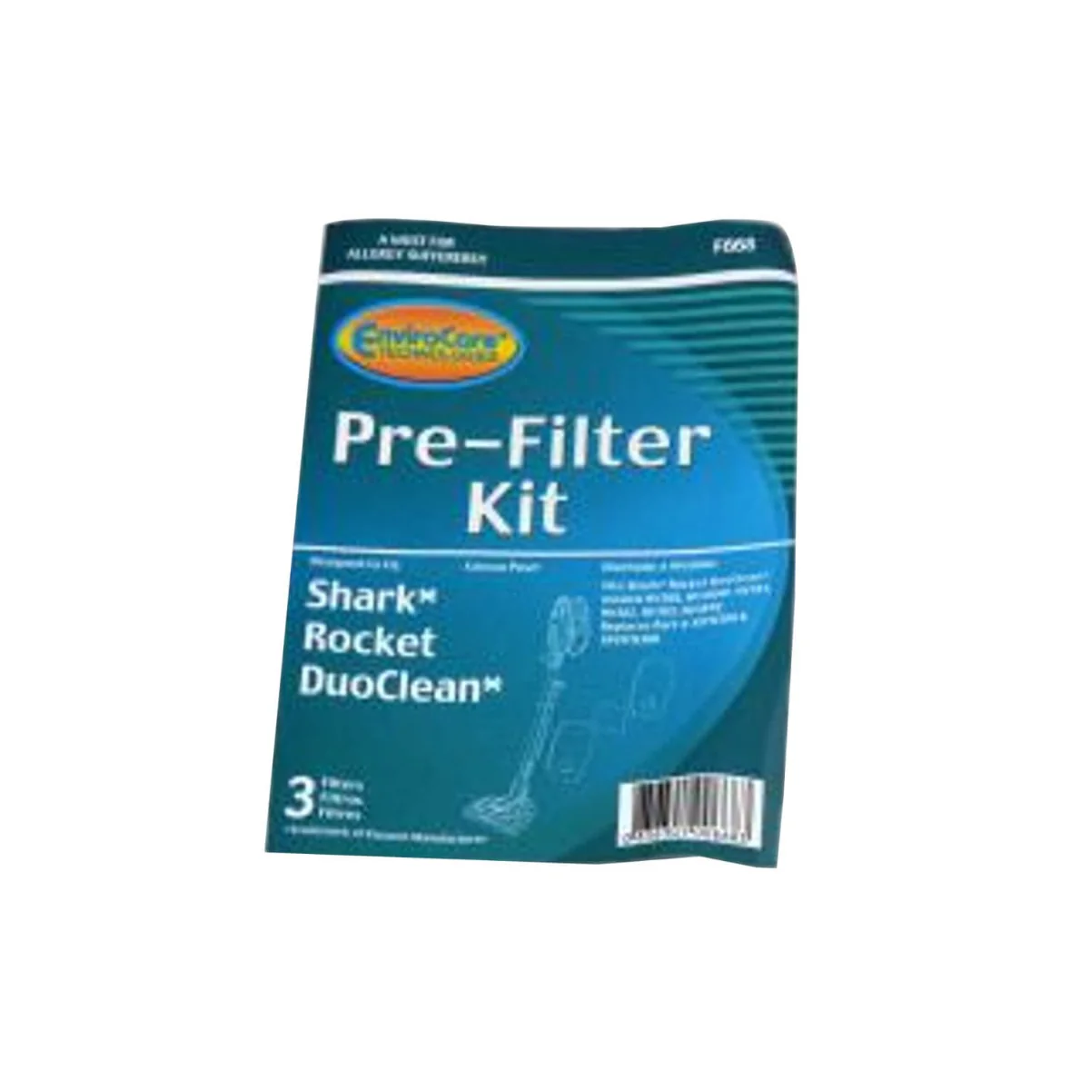 EnviroCare Pre-Filter Kit for Shark Rocket DuoClean Models (F668)