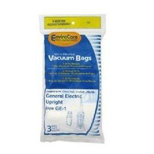 GE-1 Upright Vacuum Bags (3pk)