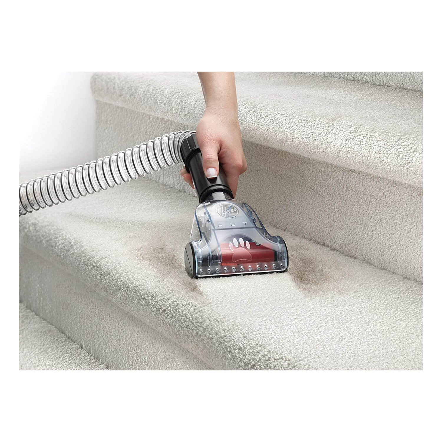 Hoover WindTunnel 3 High Performance Pet Bagless Corded Upright Vacuum, UH 72630, Red - Image 5