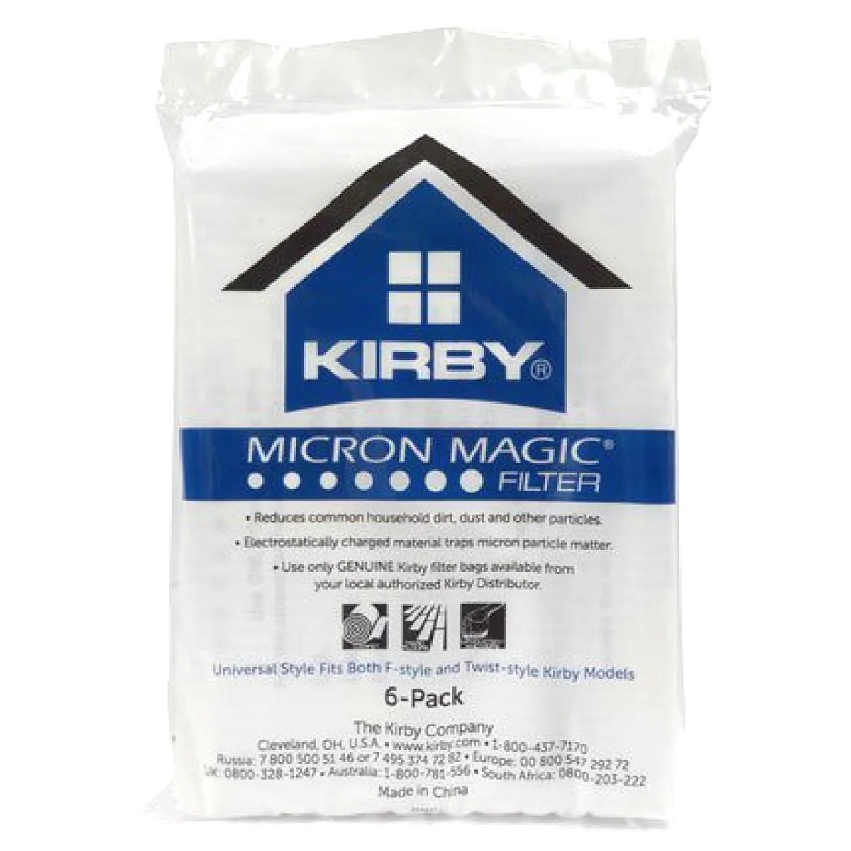 Kirby Universal Fit Cloth Vacuum Bags (6pk) - Image 5