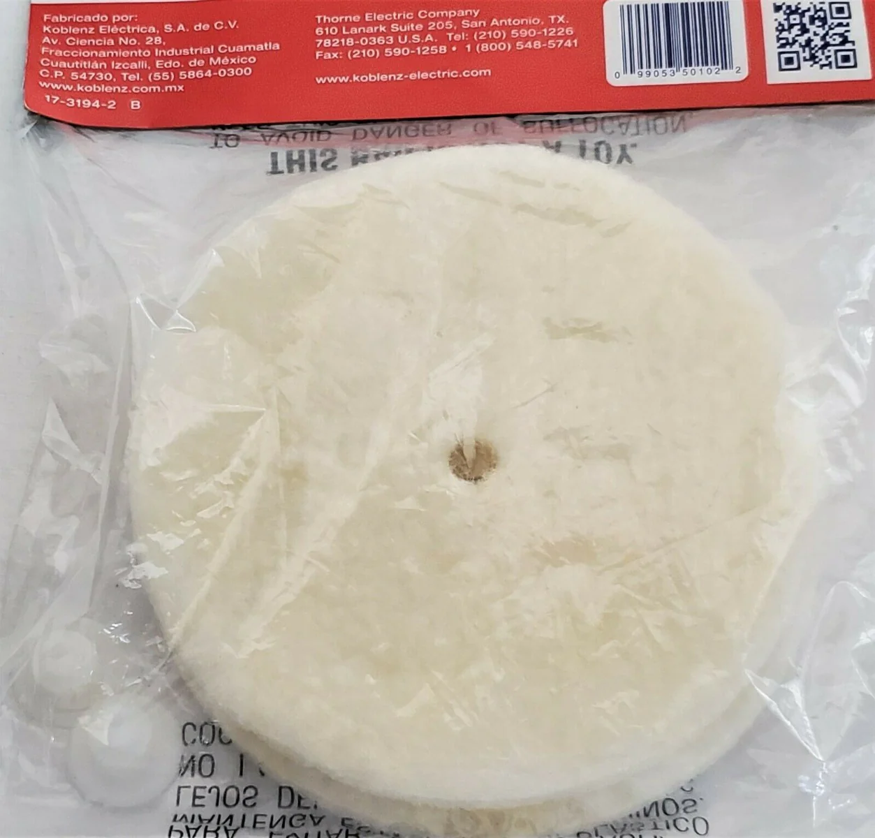 Koblenz Lambswool Replacement Buffer Pads (2 Pack) - Image 4