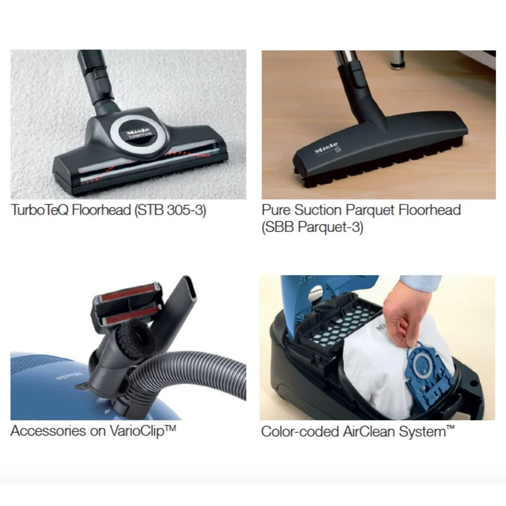Miele C1 Classic Turbo Team Canister Vacuum Cleaner - Image 4