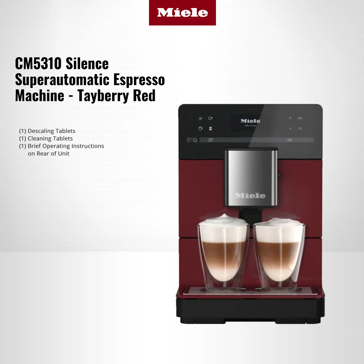 Miele CM 5310 Silence tayberry red USA - Image 2