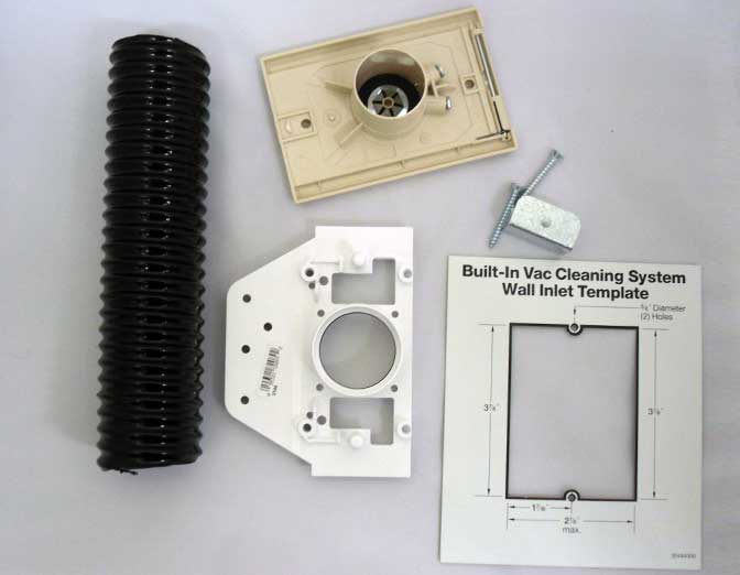 Nutone Existing Home Inlet Kit 326N For Central Vacuum System Ivory Inlet Valve Installation