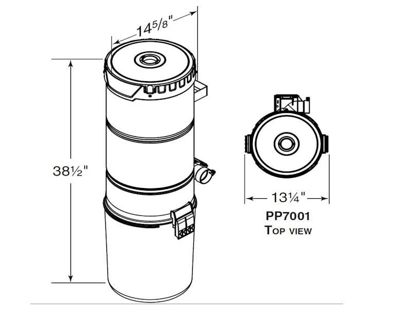Nutone PP7001 Central Vacuum and Bare Floor Combo Kit - Image 6