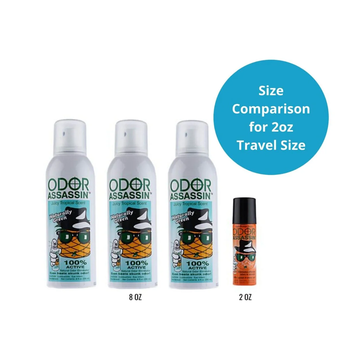 Odor Assassin Orange - Travel Size 2.2oz