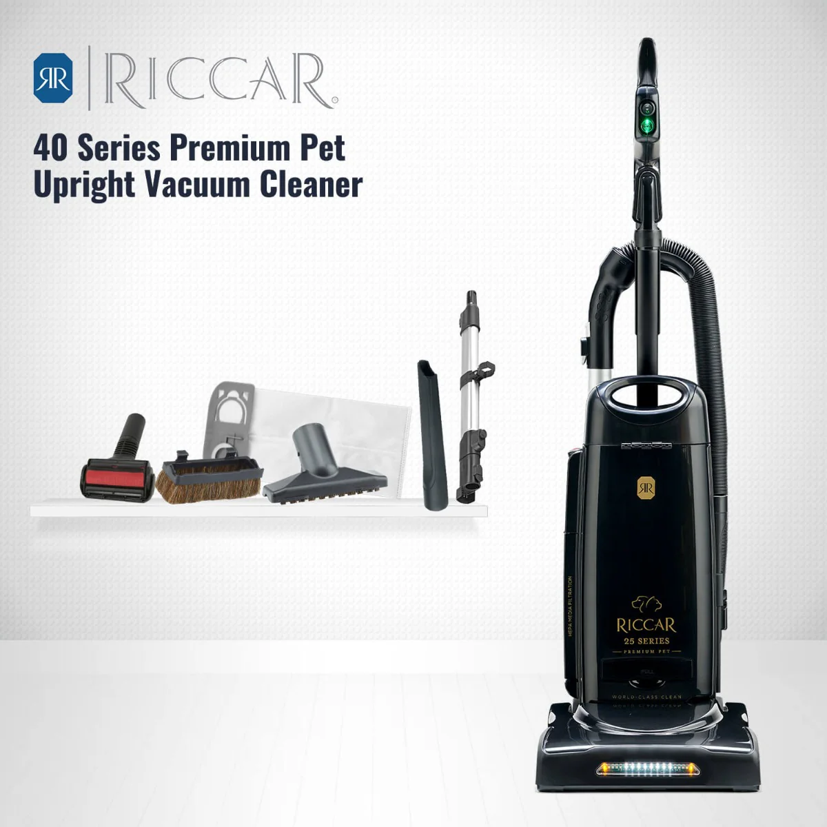 Riccar Premium Pet Clean Air Upright Vacuum (R25P) - Image 3