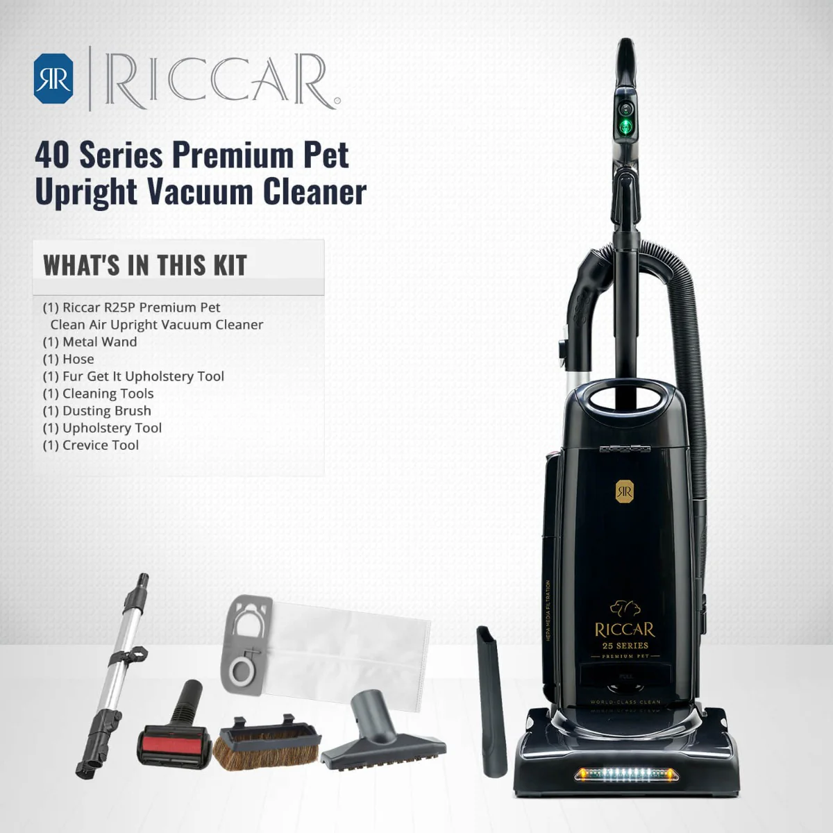 Riccar Premium Pet Clean Air Upright Vacuum (R25P) - Image 4