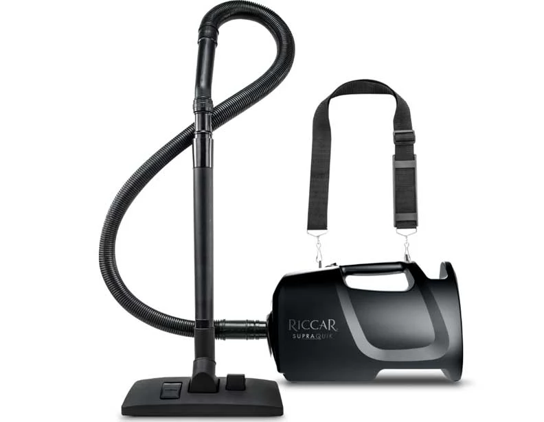 Riccar SupraQuik Portable Canister Vacuum with Shoulder Strap