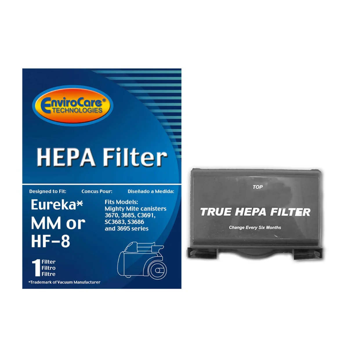 Sanitaire and Eureka MM or HF-8 HEPA Filter (F253) - Image 2
