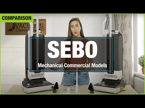 SEBO 350 MECHANICAL Commercial Grade Upright Vacuum Cleaner 91313AM (Gray) - Image 7