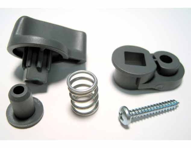 Sebo 370 Dust bag housing locking catch with hardware