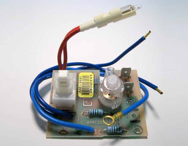 Sebo 370 Printed circuit board with switch