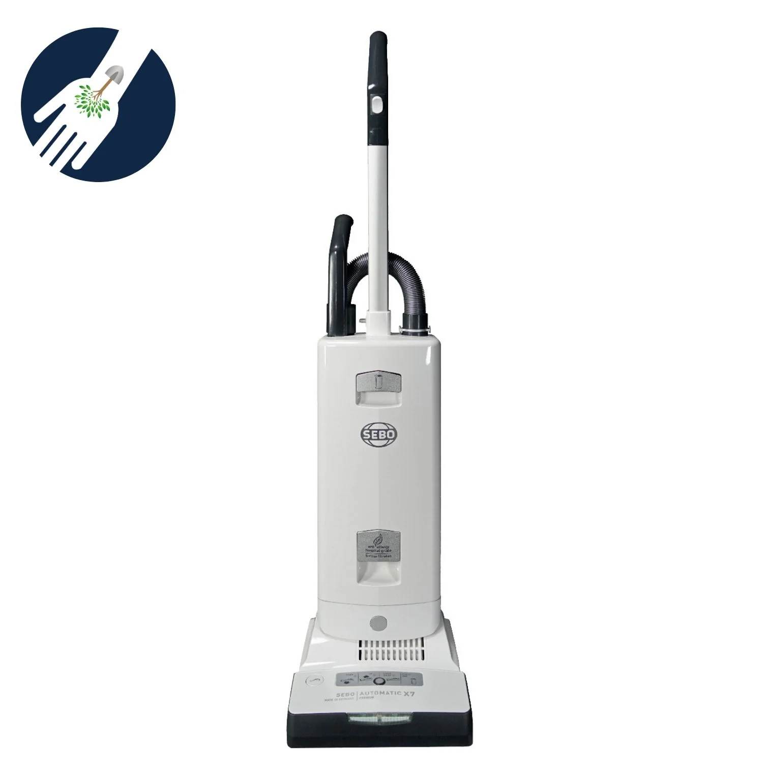 SEBO Automatic X7 Premium Upright Vacuum Cleaner 91542AM (White) - Image 8