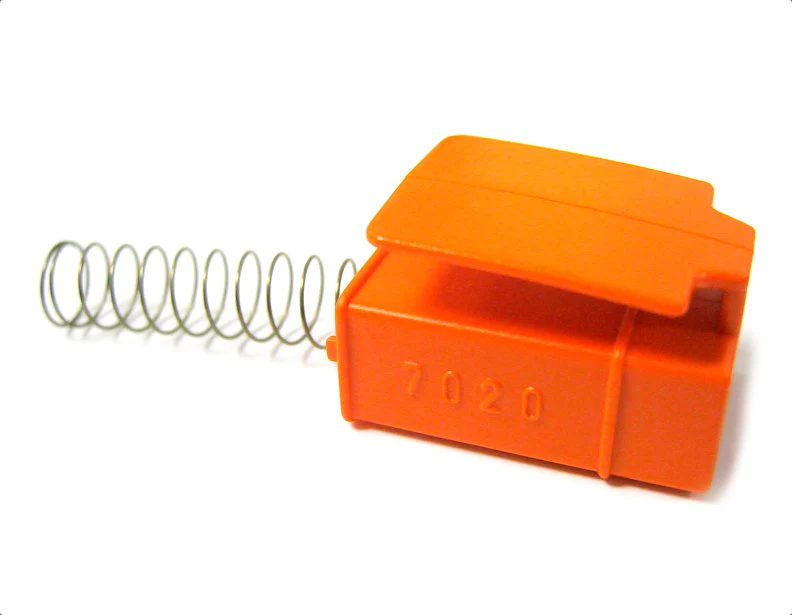 Sebo D series bag indicator with spring