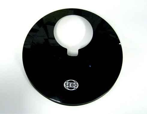 Sebo D4 bag door cover - black