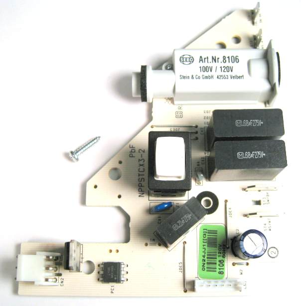 Sebo D4 PCB with switch