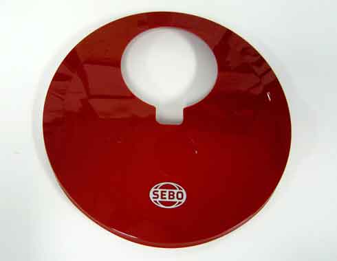 Sebo D4 Premium bag door - red