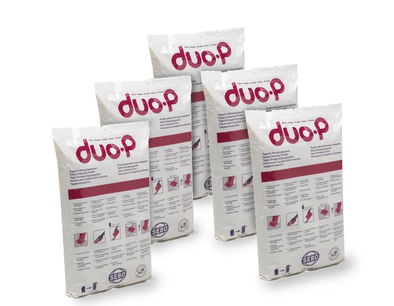 SEBO Duo-P Carpet Cleaning Powder - 5 Pack