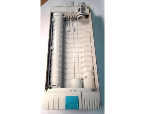 Sebo Dust bag housing - light gray and teal