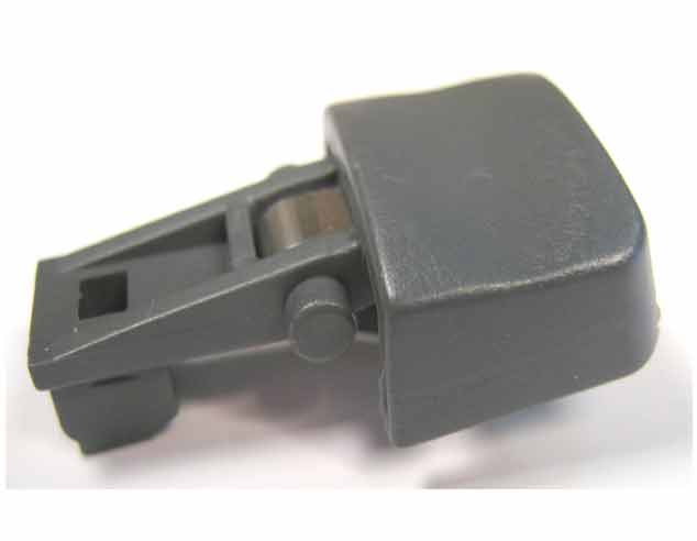 Sebo Release Button with leaf spring - dark gray