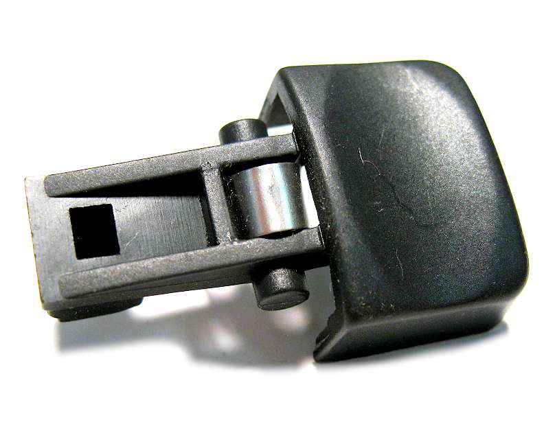 Sebo Release Button with leaf spring - gray black