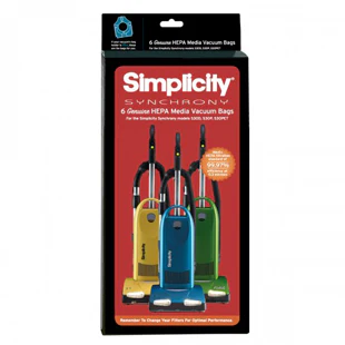 Simplicity Type N HEPA Vacuum Bags SNH-6