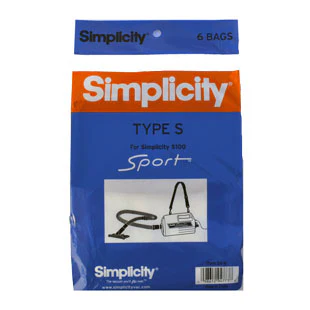Simplicity Type S Vacuum Bags (Sport) SS-6