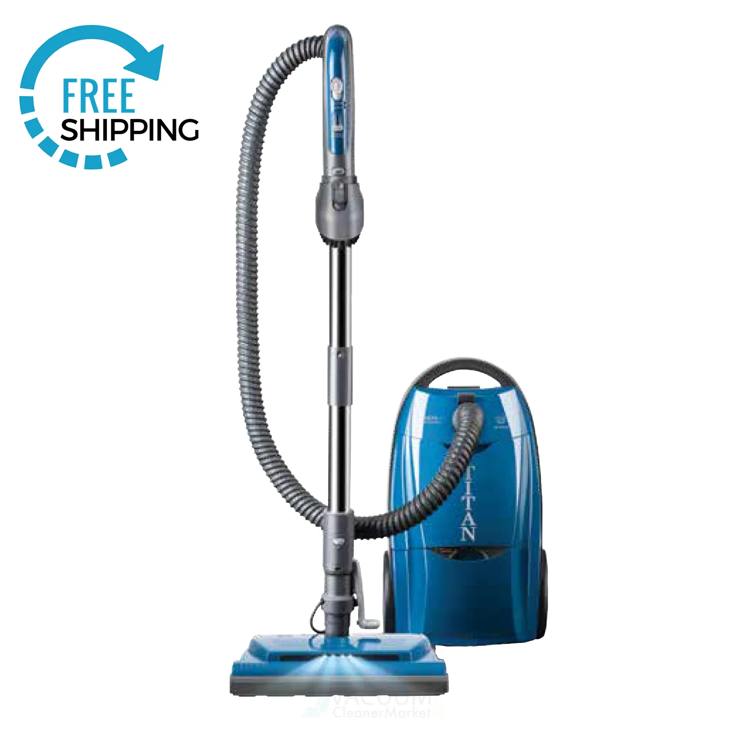 Titan T9200 Bagged Canister Vacuum Cleaner with Power Nozzle - Image 4